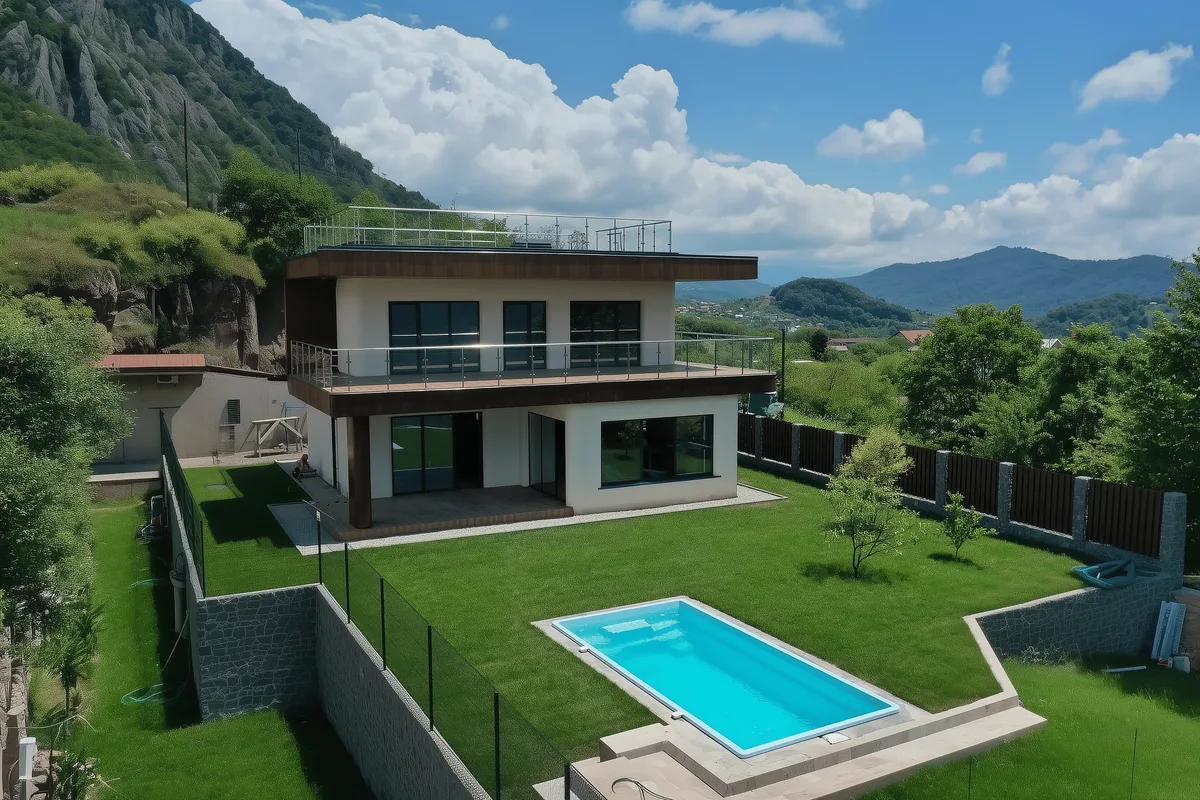 Композитный бассейн Laguna 6 — визуализация в Сочи