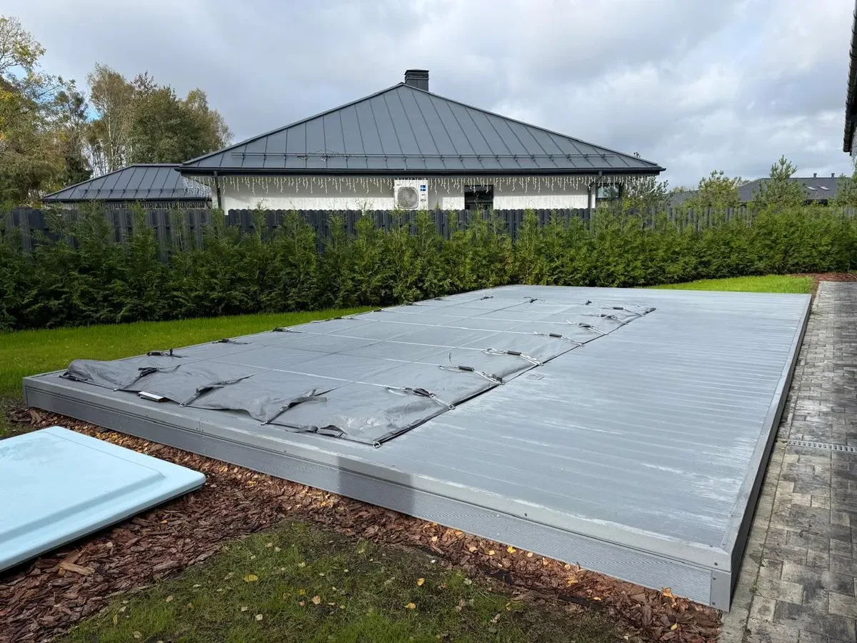 Покрывало Laguna Cover Mesh — установка в Сочи